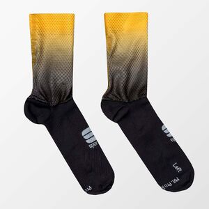 Sportful Race Mid Socks Black Yellow 