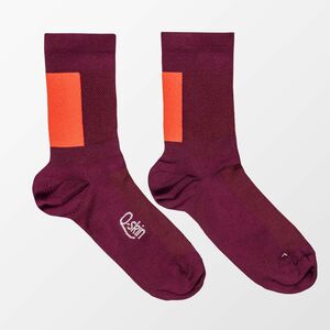 Sportful Snap Socks Prune/Pompelmo 
