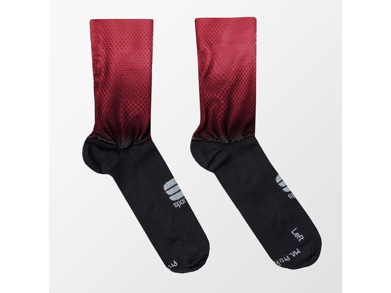 Sportful Race Mid Socks Black Red click to zoom image