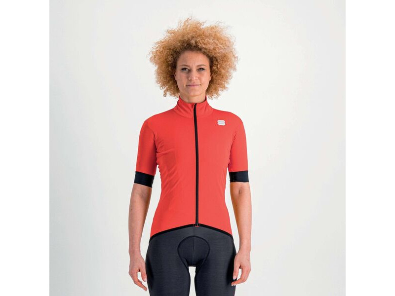 Sportful Fiandre Light NoRain Women's Short Sleeve Jacket Pompelmo click to zoom image