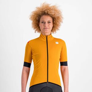 Sportful Fiandre Light NoRain Women's Short Sleeve Jacket Dark Gold 