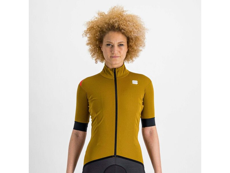 Sportful Fiandre Light NoRain Women's Short Sleeve Jacket Liquorice click to zoom image
