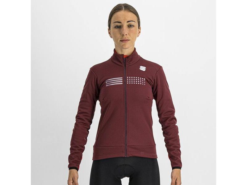Sportful Tempo Women's Jacket Red Wine click to zoom image