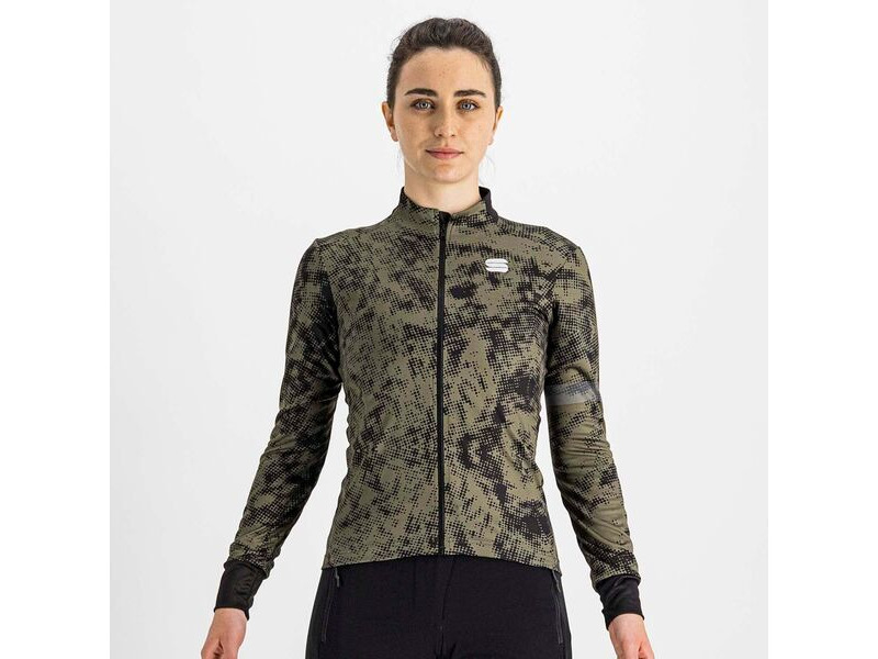Sportful Escape Supergiara Women's Thermal Jersey Beetle Black click to zoom image