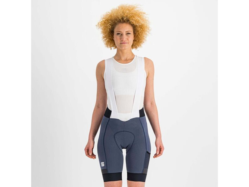 Sportful Supergiara Women's Bib Shorts Galaxy Blue click to zoom image