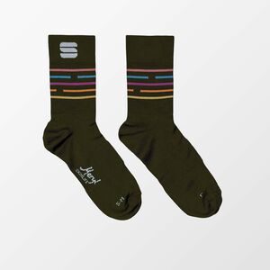 Sportful Vélodrome Women's Socks Beetle/Multicolour 